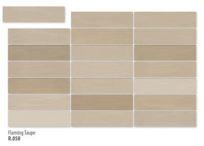 Arcana Duvar Seramiği Flaming Taupe 8 x 31,5 cm