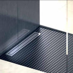 Evi Metal Duş Kanalı HighLine 50 lik Çıkışlı 60 cm Satine Yüzey