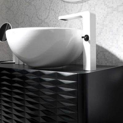 Noken Lavabo Bataryası Lounge Uzun Boyunlu, Beyaz