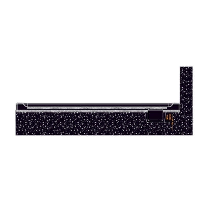 Systempool Duş Teknesi Arquitect 100 x 100 x 5,5 cm Köşe Flat