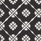 Unica Target Bon Ton White on Black Yer-Duvar Karosu 20 x 20 cm