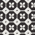 Unica Target Bon Ton White on Black Yer-Duvar Karosu 20 x 20 cm