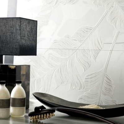 Porcelanosa Duvar Karosu Zar Blanco Desenli 31,6 x 90 cm