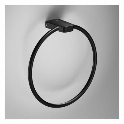 S6 Black Yuvarlak Havluluk, Siyah