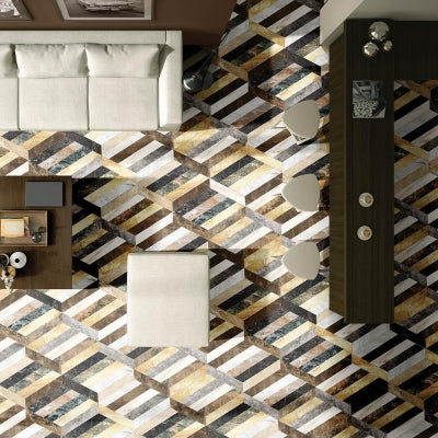 14oraitaliana Yer Duvar Karosu Marmo Mix Color  9 x 90 cm Kutu İçi 0,97  m2
