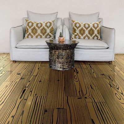 14oraitaliana Parke Seramik Uonuon Black  Positive Gold 20 x 120 cm Kutu İçi 0,72  m2