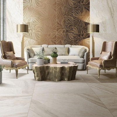 Unica Target  Yer Karosu I Marmi Borbone Glossy 120 x 120 cm