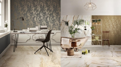 Unica Target  Yer Karosu I Marmi Borbone Glossy 120 x 120 cm