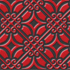 Unica Target Bon Ton Red on Black Yer-Duvar Karosu 20 x 20 cm