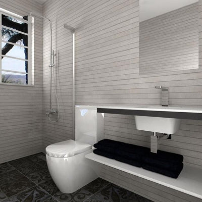 Porcelanosa Duvar Karosu Liston Oxford Blanco  31.6 x 90 cm