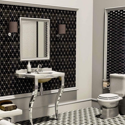 Antic Collanial Mozaik Victorian Diamond Marq. Miror