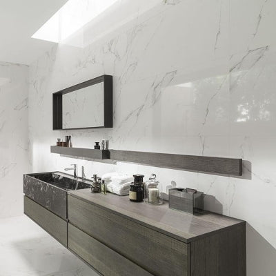 Porcelanosa Yer ve Duvar Karosu Carrara Blanco Parlak 58,6 x 118,7  cm