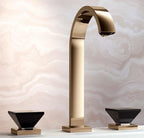 Jörger Empire Royal Crystal 3 Delikli Lavabo Bataryası Altın/Siyah