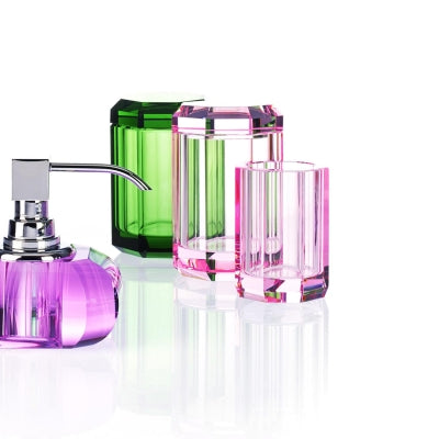 Decor Walther Diş Fırçalık Kristal Pink KRBERP
