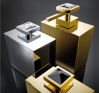 Windisch Sıvı Sabunluk Moonlight Square Swarovski Kristal / Altın 90501OB