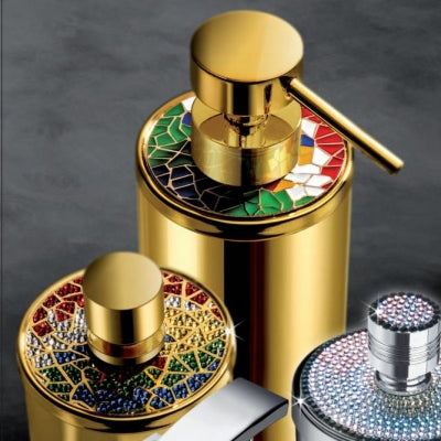 Windisch Sıvı Sabunluk Gaudi Round  Krom / Renkli 90416CRC