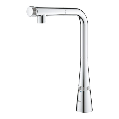 Grohe Eviye Bataryası Spiralli SmartControl Zedra Krom - 31593002