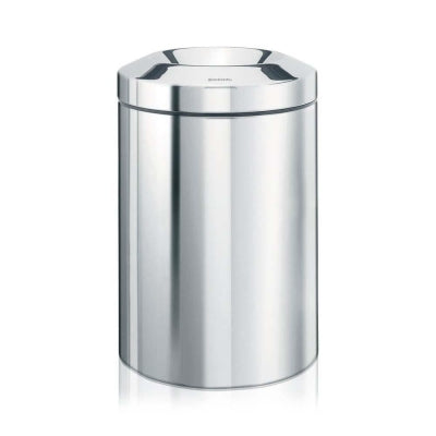 Brabantia Çöp Kutusu ALEV Korumalı 7 lt Çemberli Açık Parlak Çelik 378928