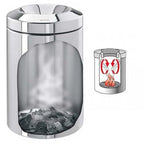 Brabantia Çöp Kutusu ALEV Korumalı 7 lt Çemberli Açık Parlak Çelik 378928