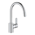 Grohe Eviye Bataryası Spiralli Tek Akış Eurostyle Krom - 31126004