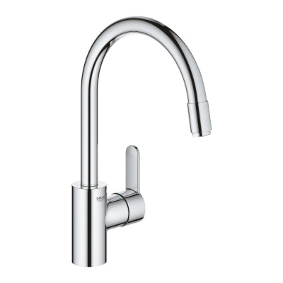 Grohe Eviye Bataryası Spiralli Tek Akış Eurostyle Krom - 31126004