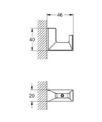 Grohe Selection Cube Bornoz Askılığı - 40782000