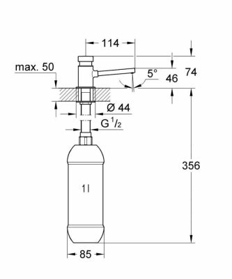 Grohe Sıvı Sabunluk - 36194000