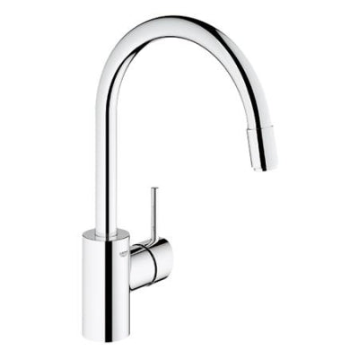 Grohe Eviye Bataryası Spiralli Tek Akış Concetto Krom - 32663003