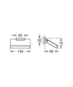 Grohe Selection Cube Tuvalet Kağıtlığı - 40781000