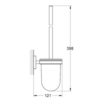 Grohe Essentials Tuvalet Fırçalığı - 40374001