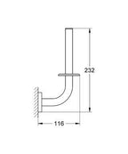 Grohe Essentials Dikey Yedek Tuvalet Kağıtlığı - 40385001