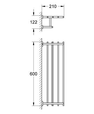 Grohe Eurocube Raf Havluluk - 40512001