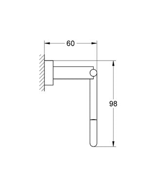 Grohe Eurocube Tuvalet Kağıtlığı - 40507001