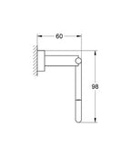 Grohe Eurocube Tuvalet Kağıtlığı - 40507001