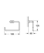 Grohe Eurocube Halka Yuvarlak Havluluk - 40510001