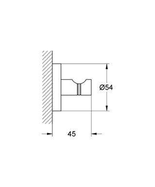 Grohe Essentials Bornoz Askısı - 40364001