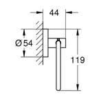 Grohe Essentials Tuvalet kağıtlığı - 40689001