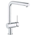 Grohe Eviye Bataryası Spiralli Tek Akışlı Minta Krom - 32168000
