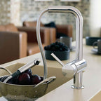Grohe Eviye Bataryası Spiralli Tek Akışlı Minta Krom - 32168000