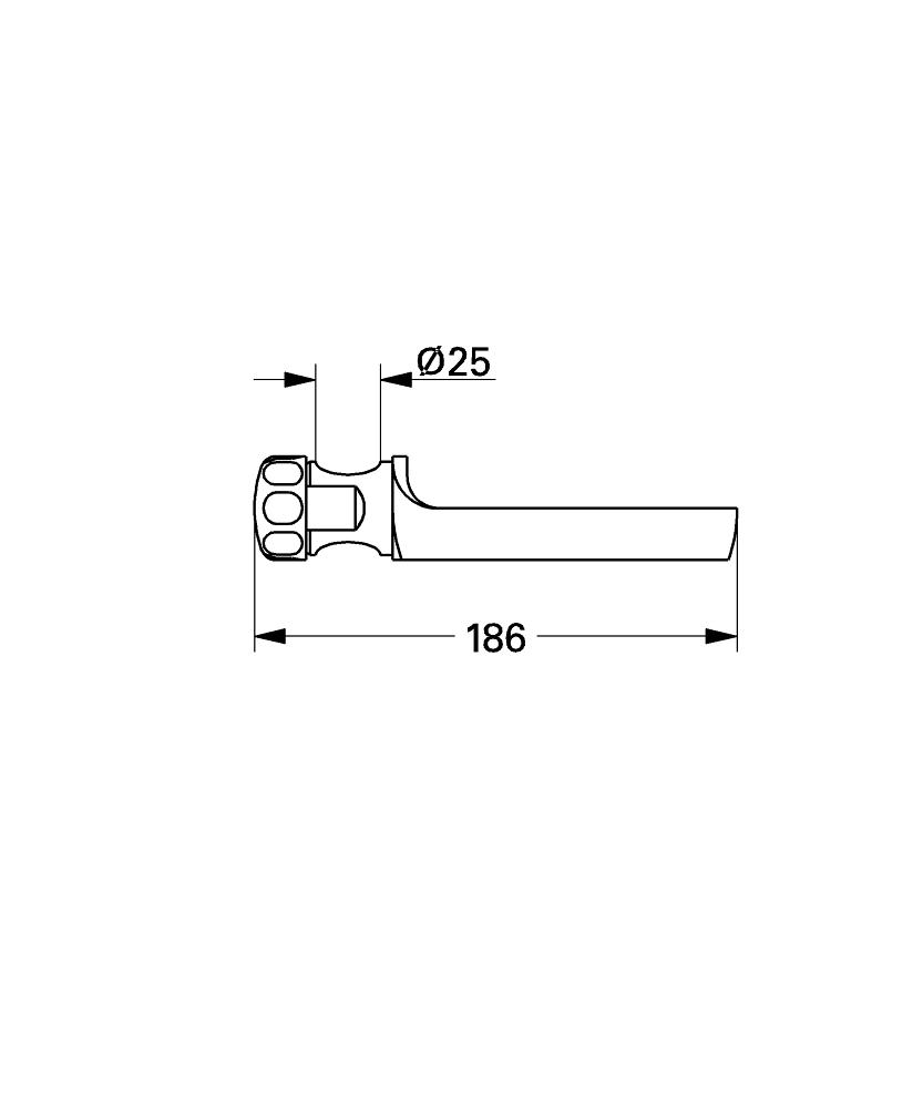Grohe Sabunluk teknik çizim