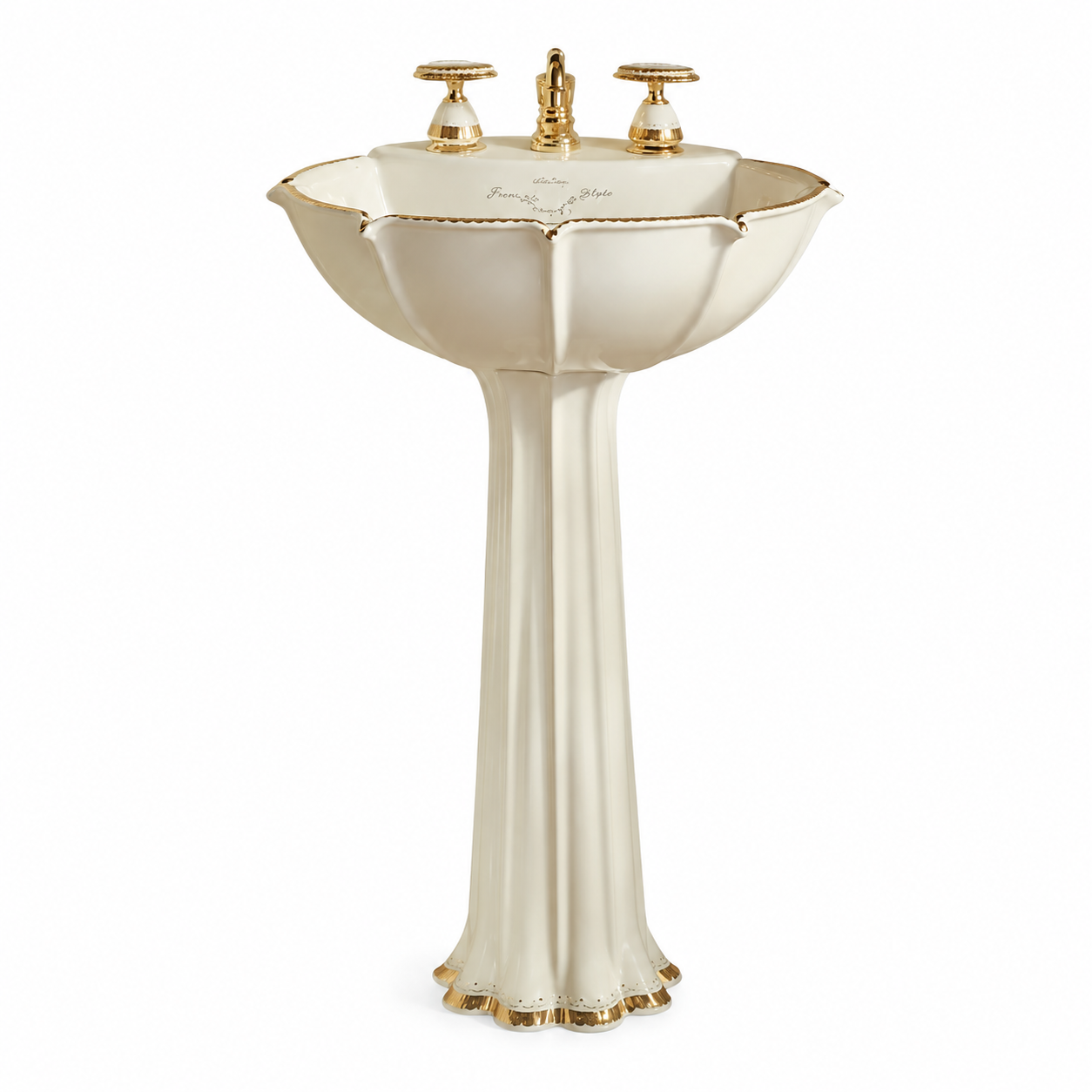 Kohler Lavabo Praire Flowers Ayaklı Özel Desenli