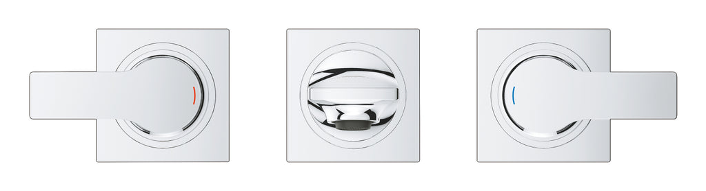 Grohe Allure 3 Delikli Duvardan Lavabo Bataryası S - 20189002