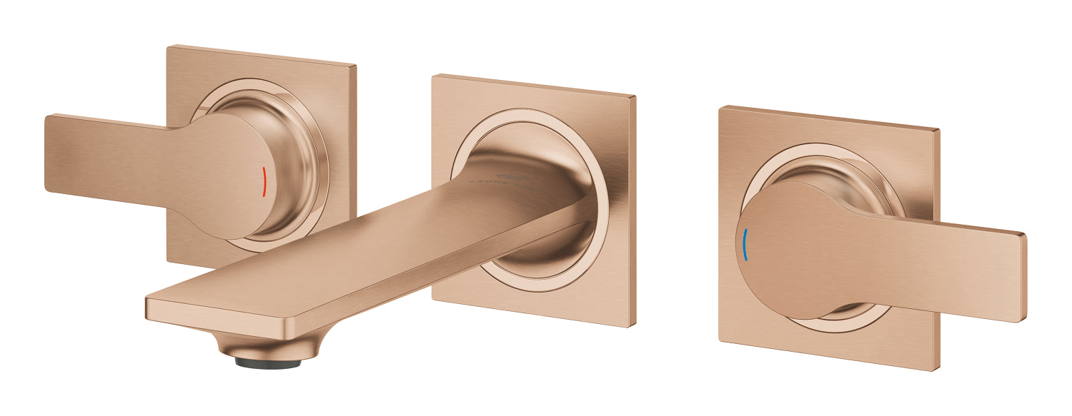 Grohe Allure 3 Delikli Duvardan Lavabo Bataryası S Brushed  Warm Sunset - 20189DL2