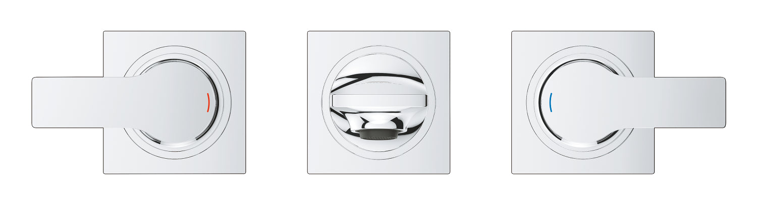 Grohe SPA AllureÜç delikli lavabo bataryası 1/2" M-Size