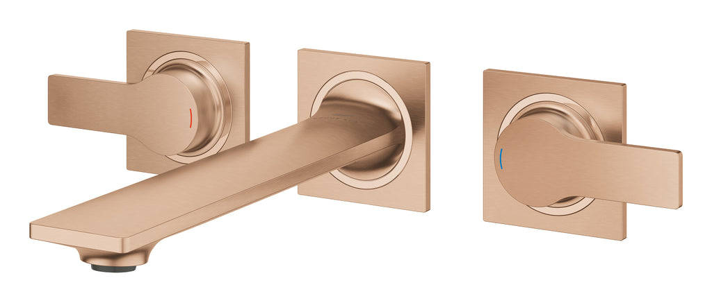 Grohe Allure 3 Delikli Lavabo Bataryası 1/2" M-Boyut Brushed Warm Sunset - 20193DL2