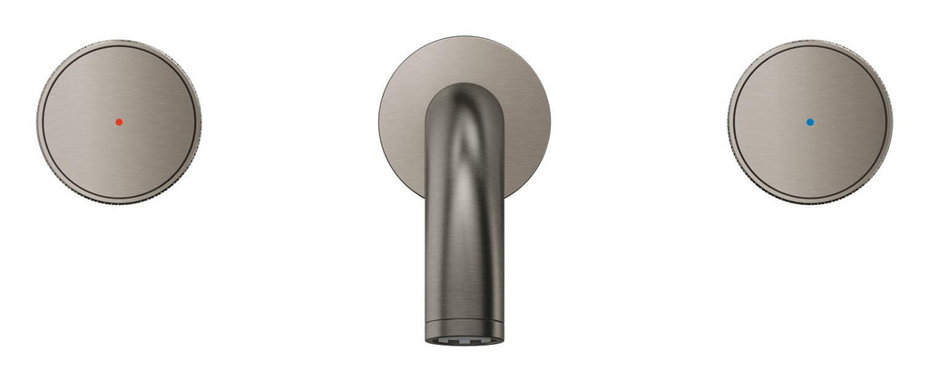 Grohe Atrio Private Collection 3 Delikli Duvardan Lavabo Bataryası M Boyut Brushed Hard Graphite – 20589AL0