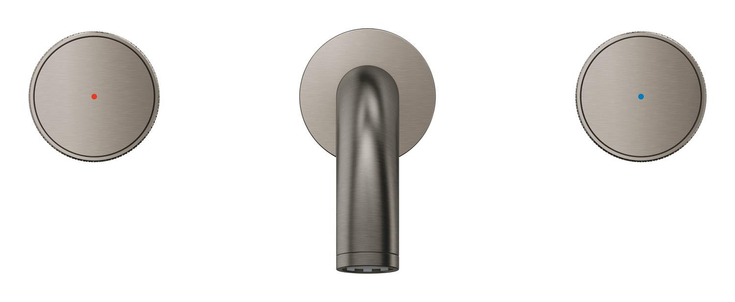 Grohe Atrio Private Collection 3 Delikli Duvardan Lavabo Bataryası M Boyut Brushed Hard Graphite – 20589AL0