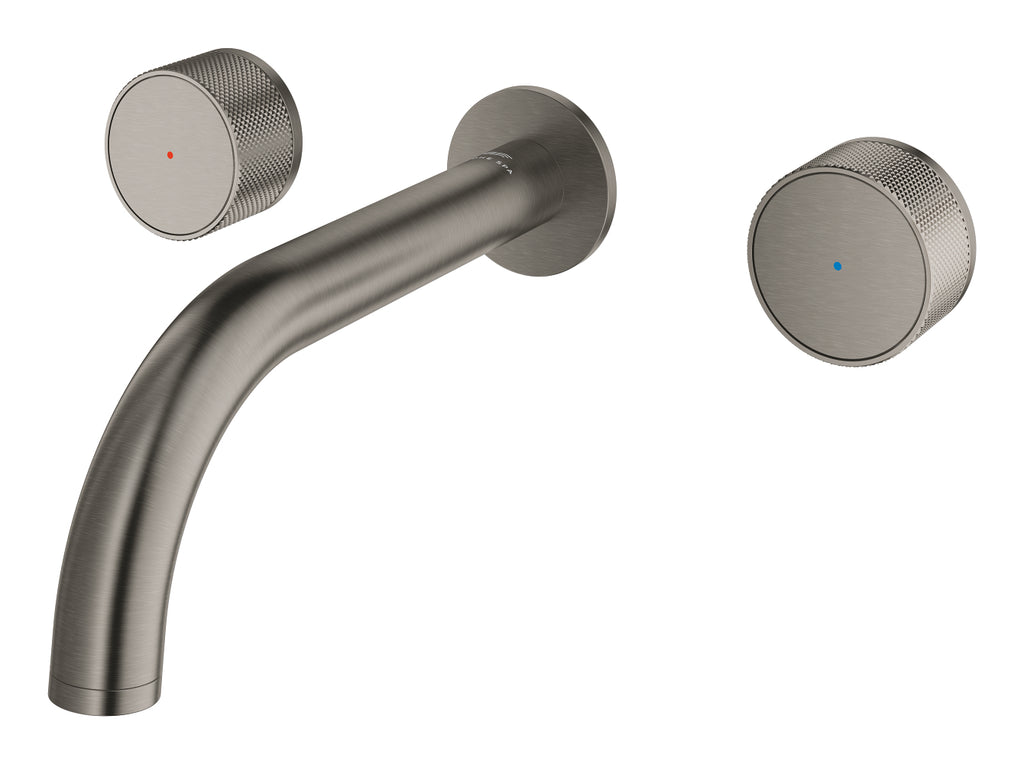 Grohe Atrio Private Collection 3 Delikli Duvardan Lavabo Bataryası M Boyut Brushed Hard Graphite – 20589AL0