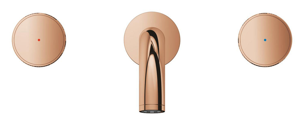 Grohe Atrio Private Collection 3 Delikli Duvardan Lavabo Bataryası M Boyut Warm Sunset - 20589DA0