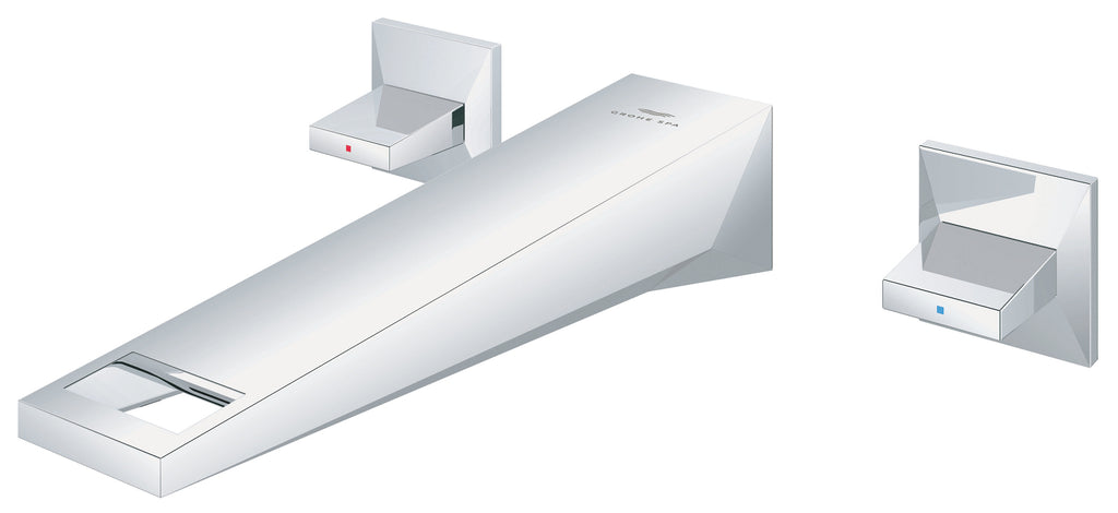 Grohe Allure Brilliant 3 Delikli Lavabo Bataryası 1/2" L-Boyut Krom – 20629000